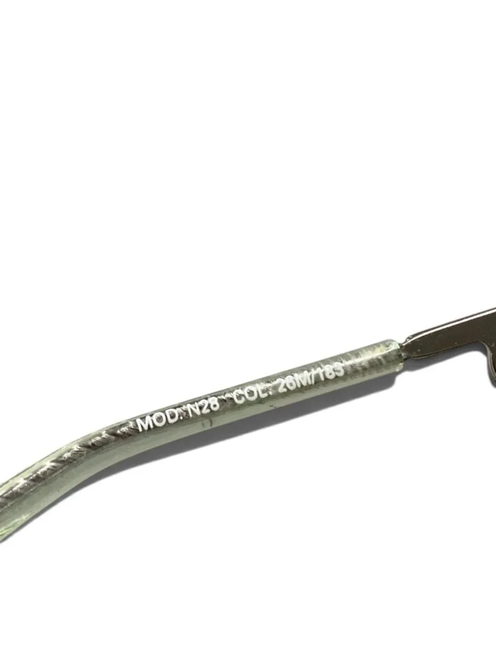 Versace Side Shield Sunglasses Mod Silver Clear Blue Eyewear